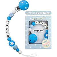Los mejores  - Cadena Chupetes Personalizado Koala Mapache Mordedor Bebes Nombre Cuentas Silicona